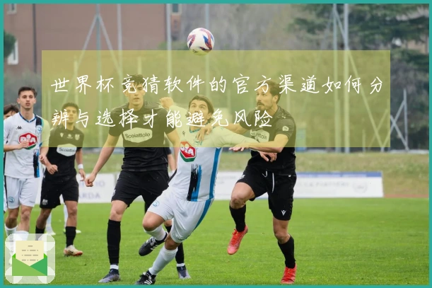 世界杯竞猜软件的官方渠道如何分辨与选择才能避免风险